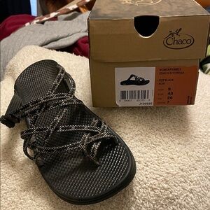 Chaco Kids Black Strappy Sandals